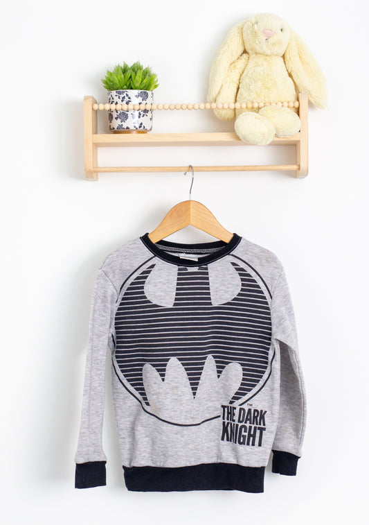 Marvel XS Gray and black Dark Knight Crew Neck Play