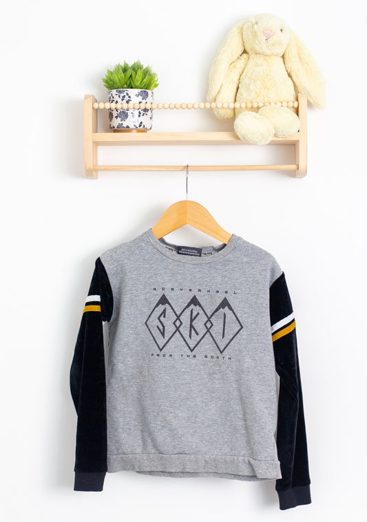 Rommy & Aksel 6 Grey and Black Crew Neck