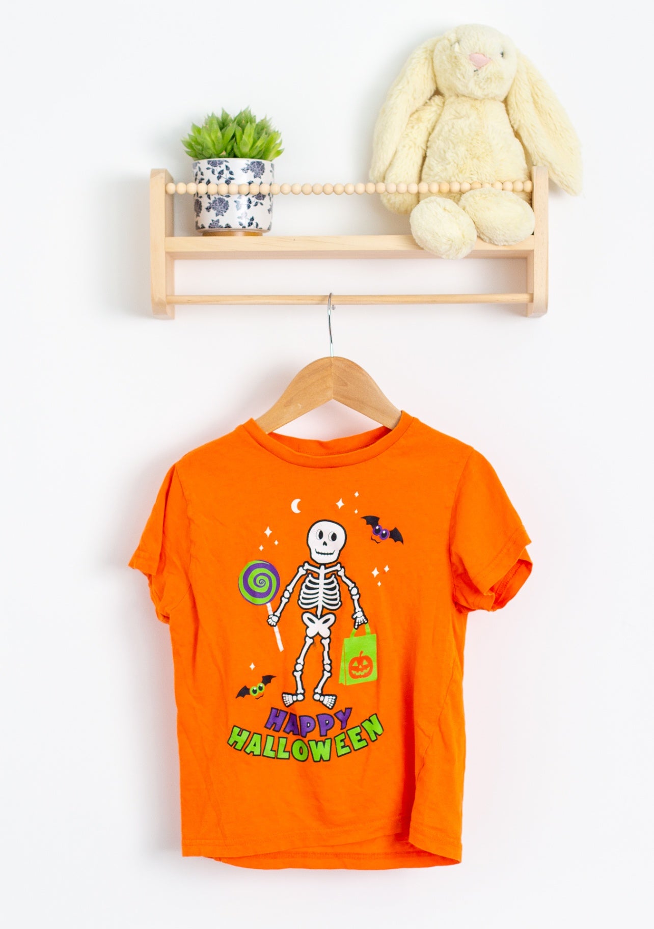Unknown 4 Orange Halloween Shirt Play