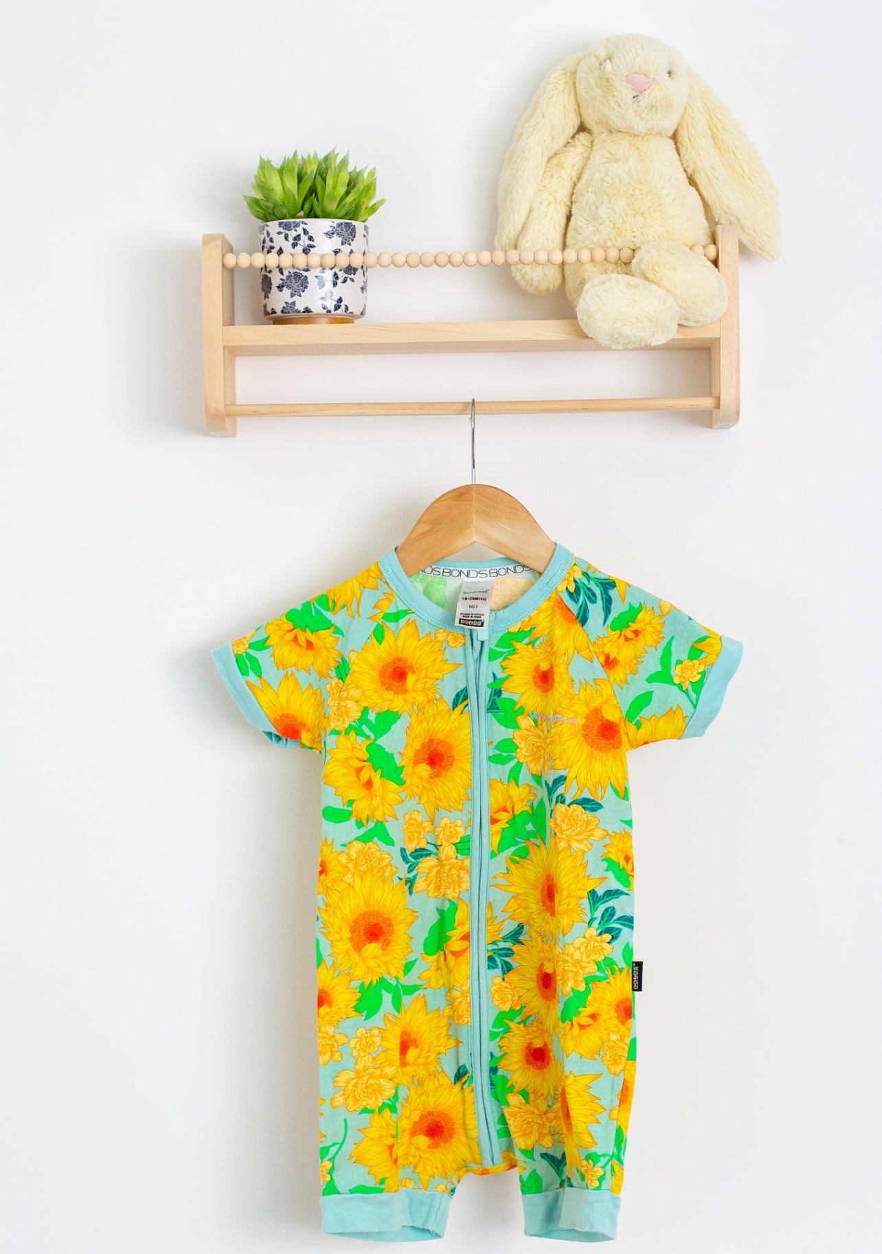 BONDS 18-24M Sunflower Romper (Fits 2-3Y)
