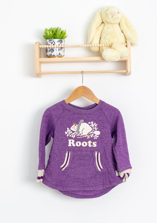 Roots 3T Purple Sweater