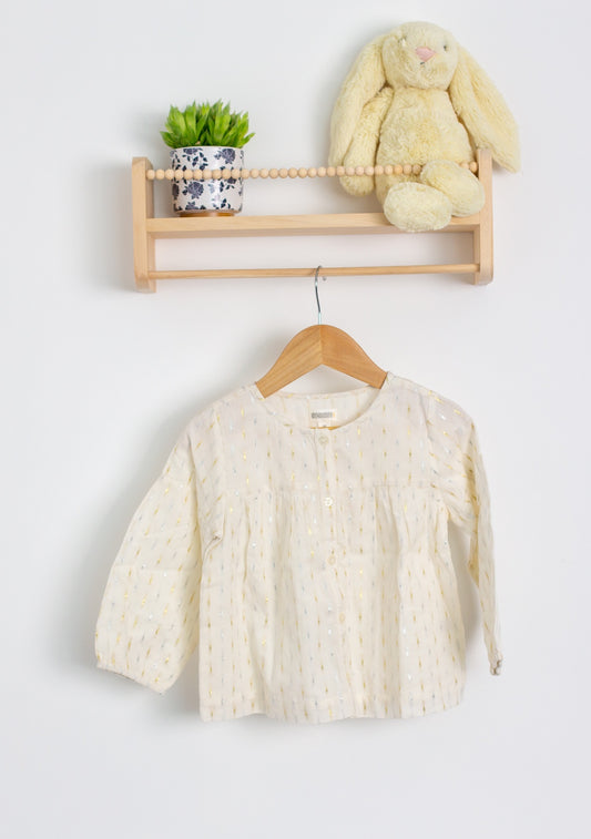 Gymboree 2t Cream/Beige Top Dress New with Tags