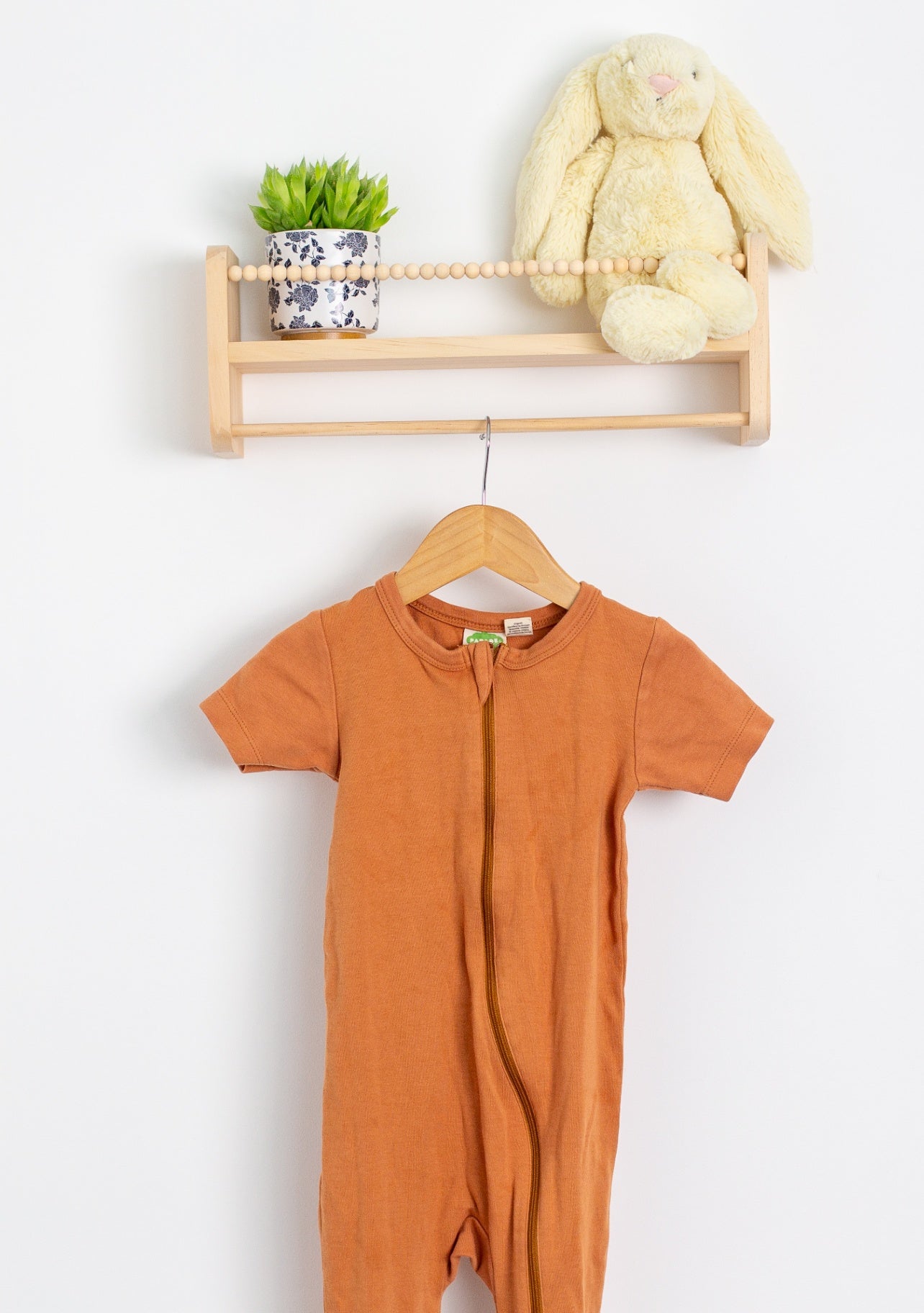 Parade Organics 3T Rust Romper