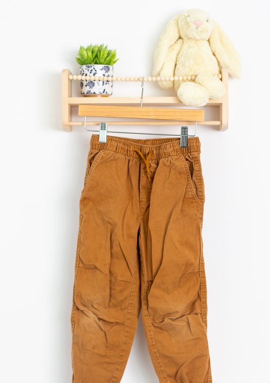 Zara 6-7 Brown Drawstring Joggers