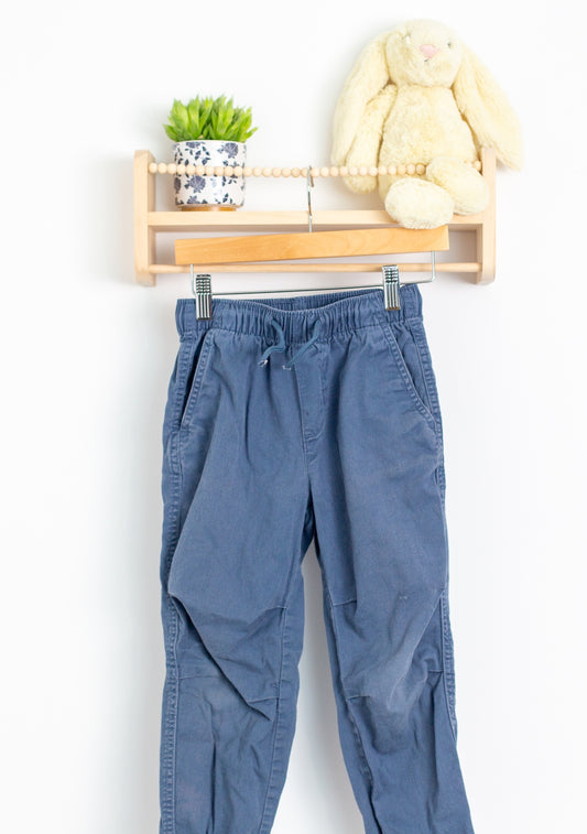 ZARA 6-7 Blue Drawstring Joggers