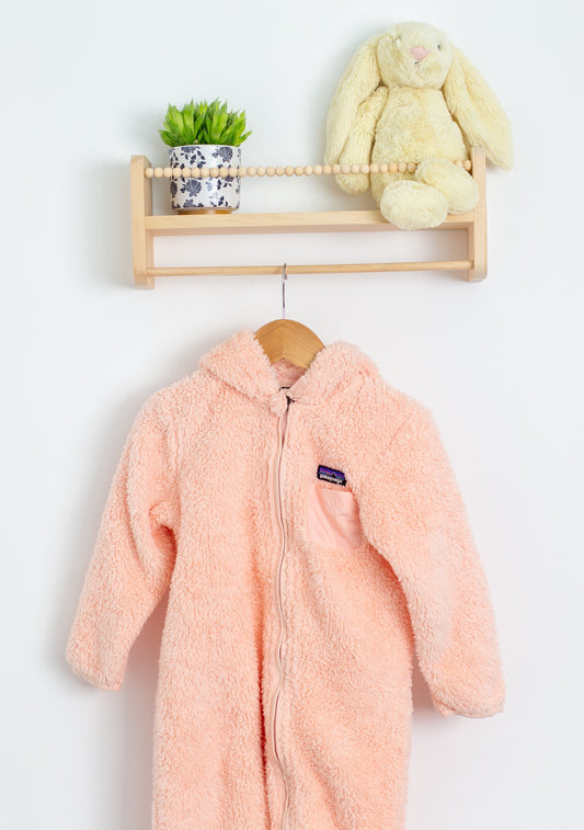 Patagonia 3T Baby Furry Friends Fleece Bunting - Mallow Pink
