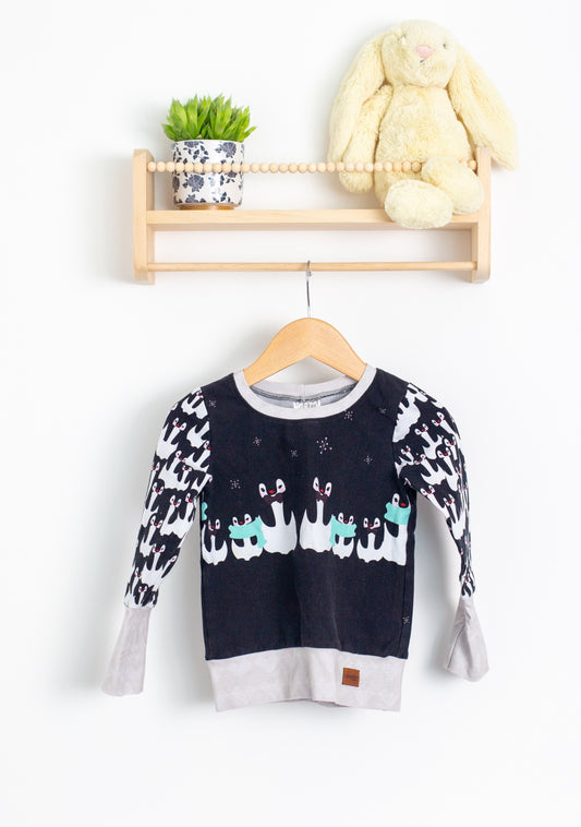 Calabee Creations 12M-3T GWM Penguin Pullover