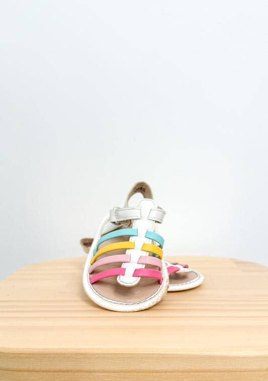 Place 6-12M Multicolored (white, blue, yellow, pink, brown) sandals