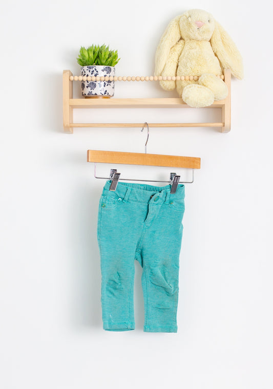 Gap 6-12 Turquoise Play Pants