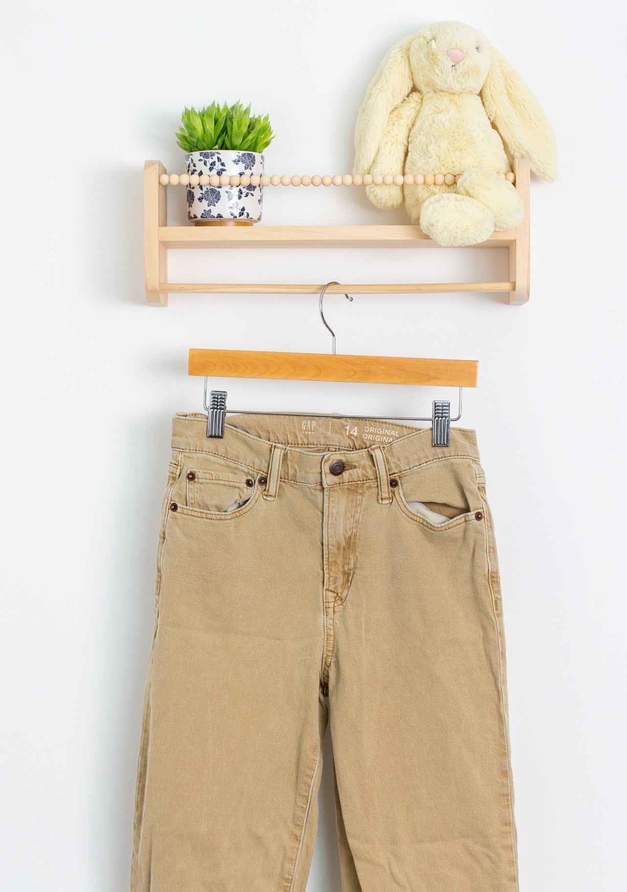 GAP 14 Beige Denim Pants