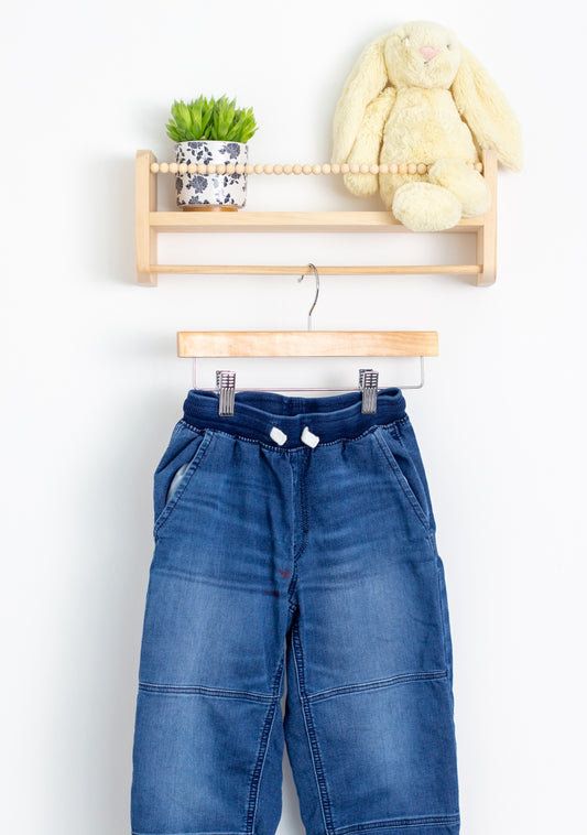 H&M 6 Blue Denim Joggers Play