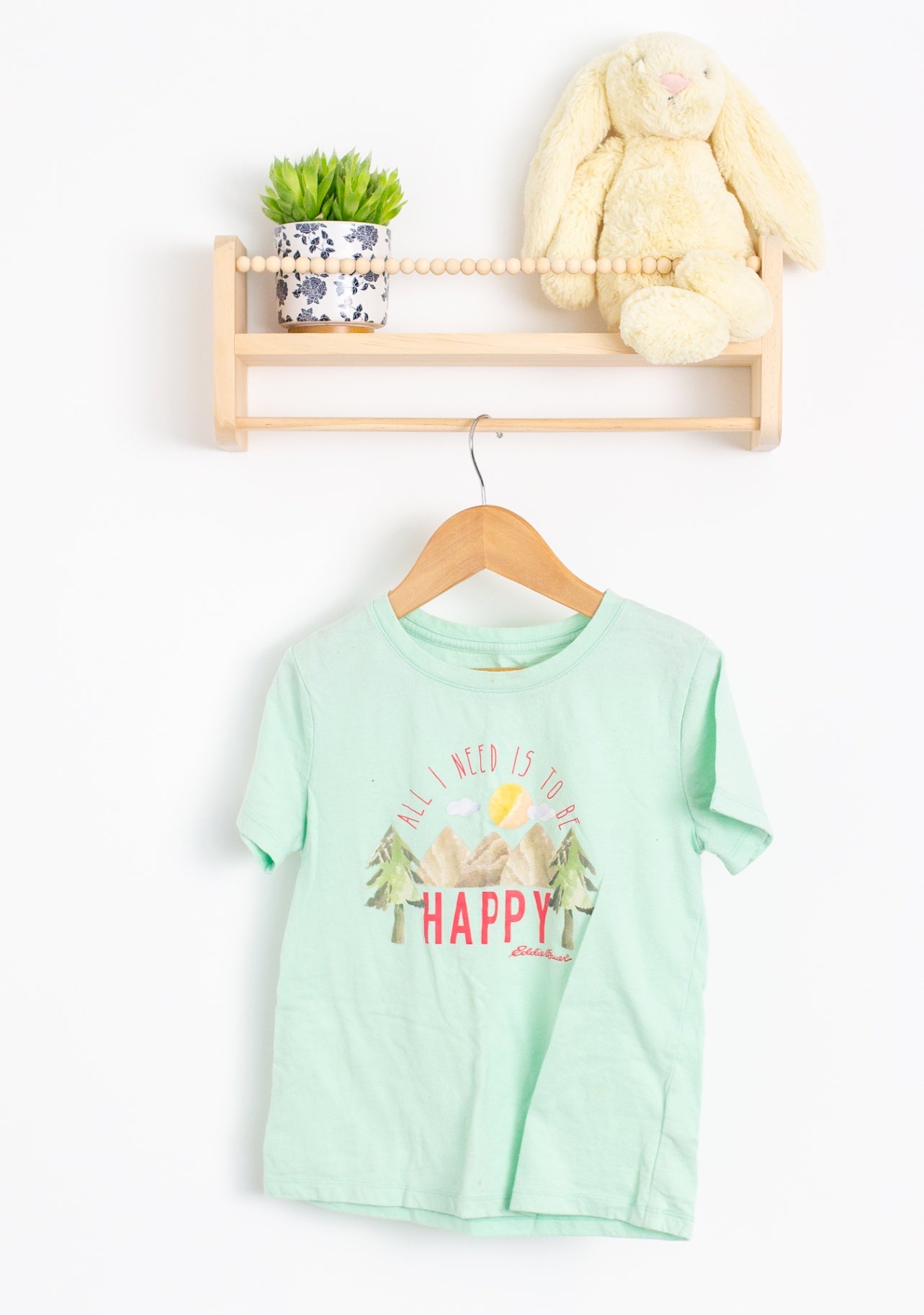 Eddie Bauer M Mint green T Shirt Play