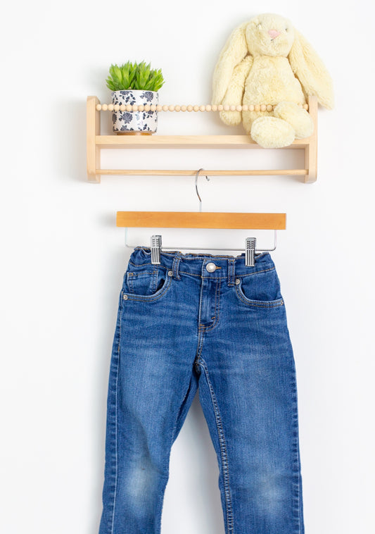 Levis 7 Blue Denim Straight Leg Jeans