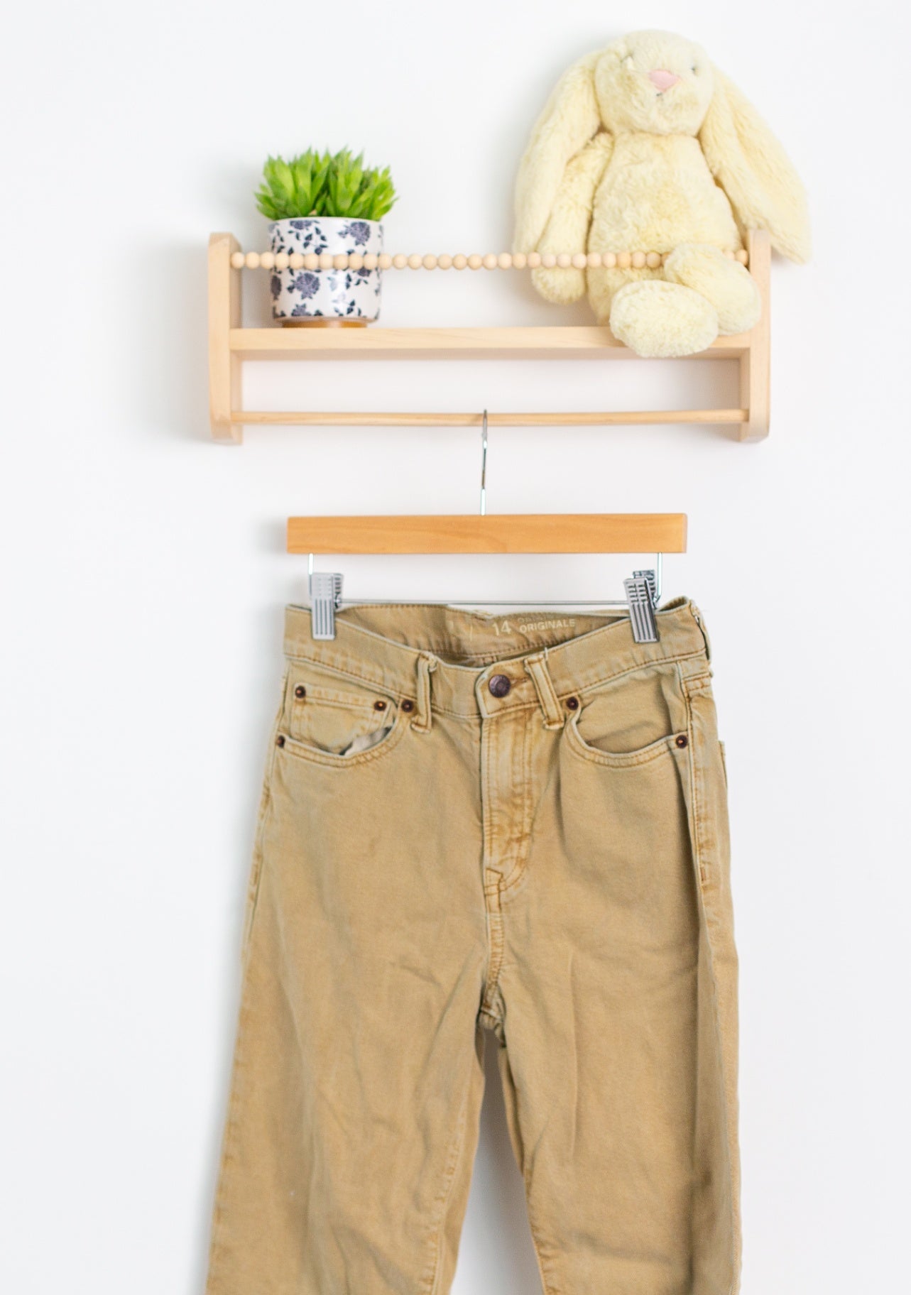 Gap 14 Beige Denim Pants