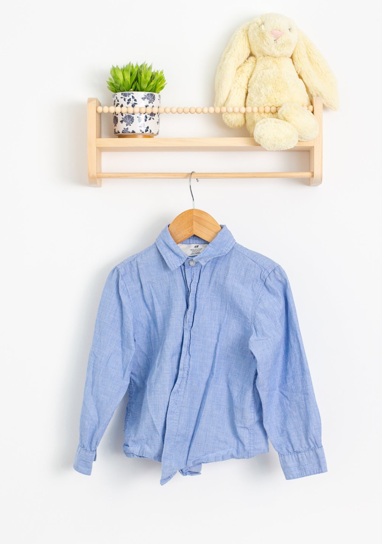 H&M 5T Light Blue Button Up