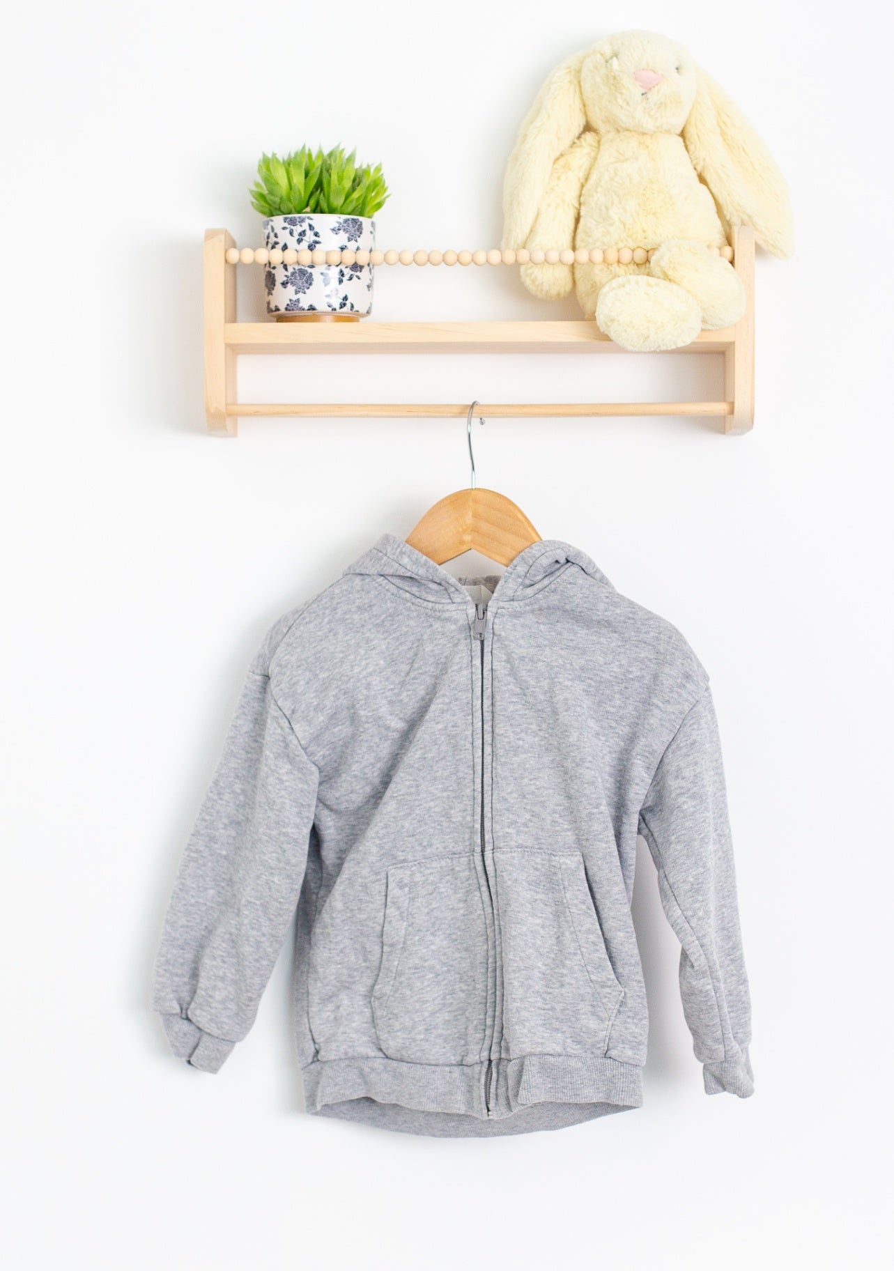 H&M 5T Gray Zip Hoodie