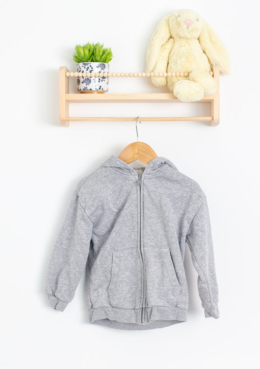 H&M 5T Gray Zip Hoodie