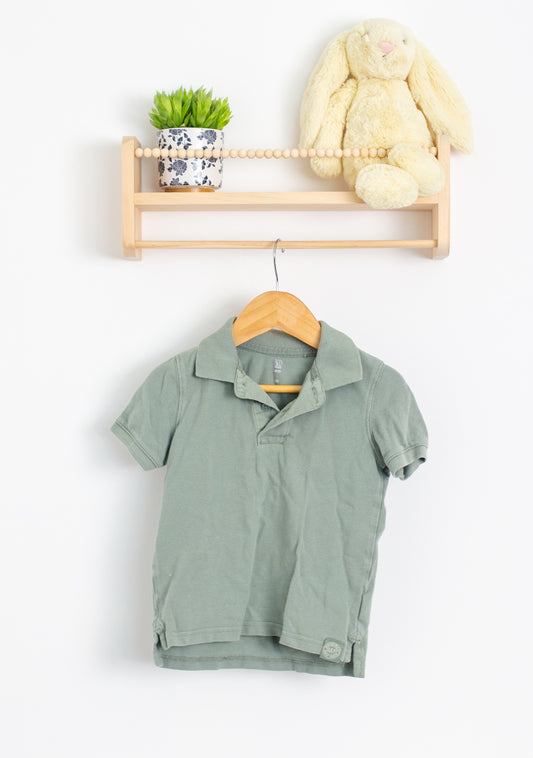 GAP XS Light Green Polo