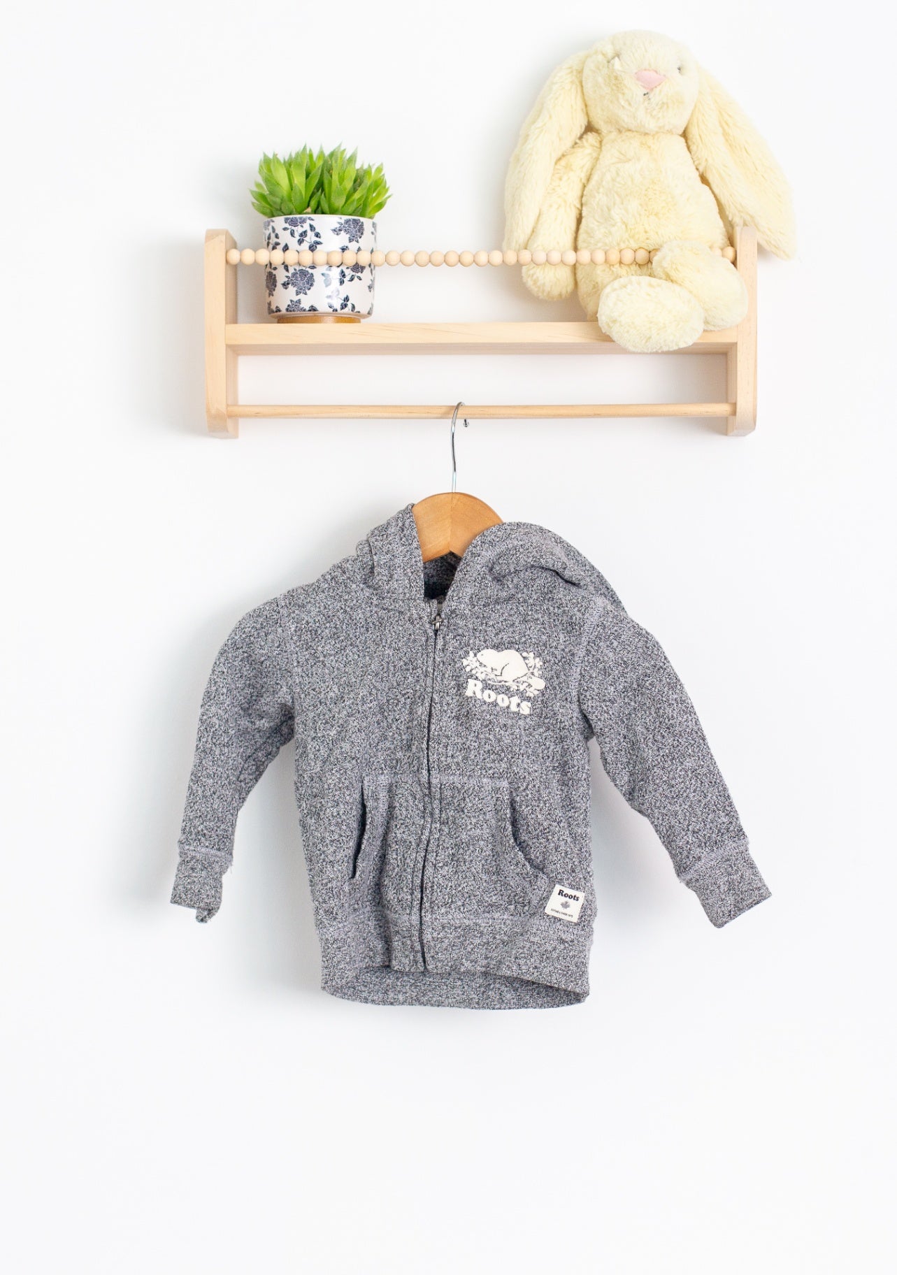 Roots 6-12M Grey Hoodie