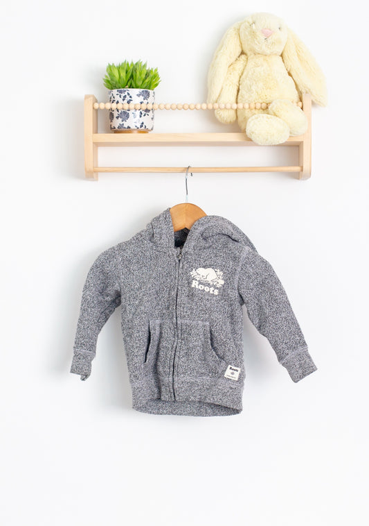 Roots 6-12M Grey Hoodie