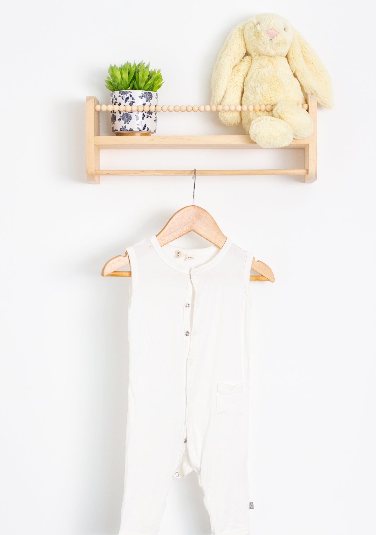 Kyte Baby 6-12M Cloud Sleeveless Snap Romper