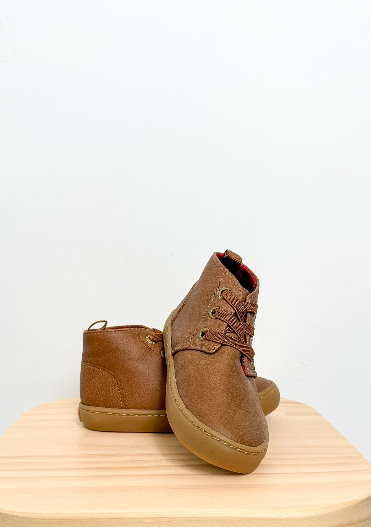 Old Navy 6C Brown Booties with Elastic Laces