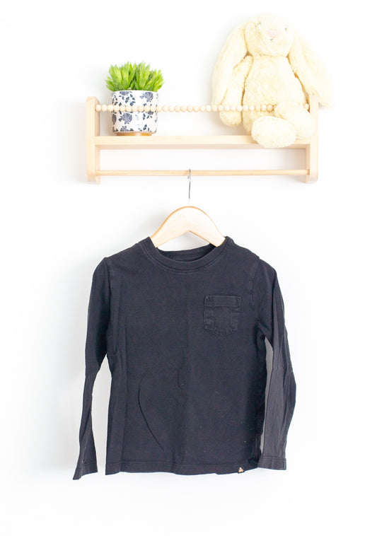 Gap 5T Black Long Sleeve Shirt