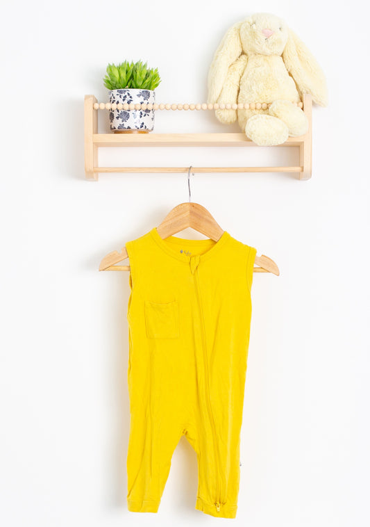 Kyte Baby 6-12M Pineapple Sleeveless Zip Romper