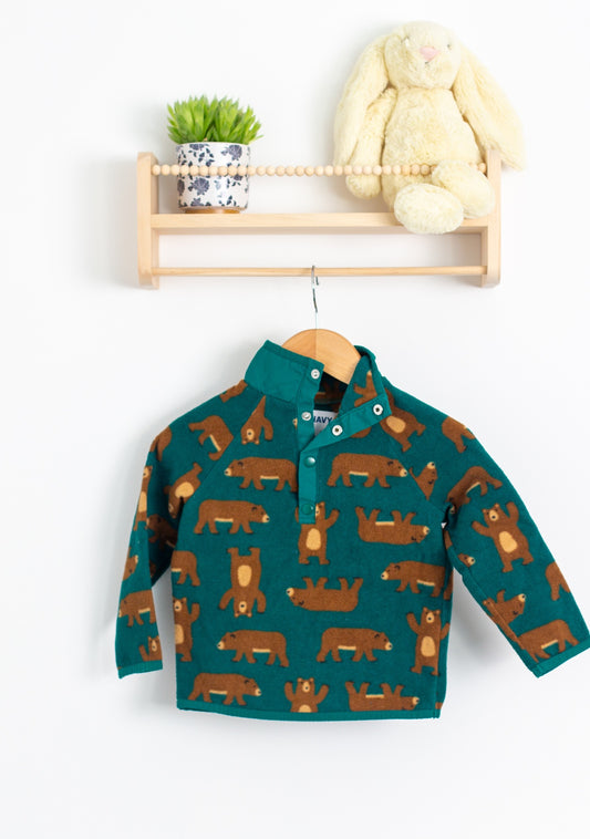 Old Navy 3 Green and Brown Fleece