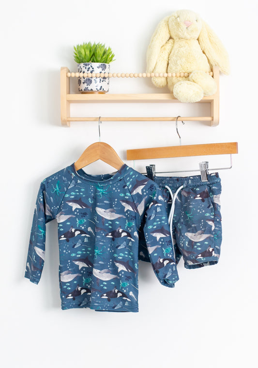 Current Tyde 2-3Y The “Finn” Rashguard and Boardies