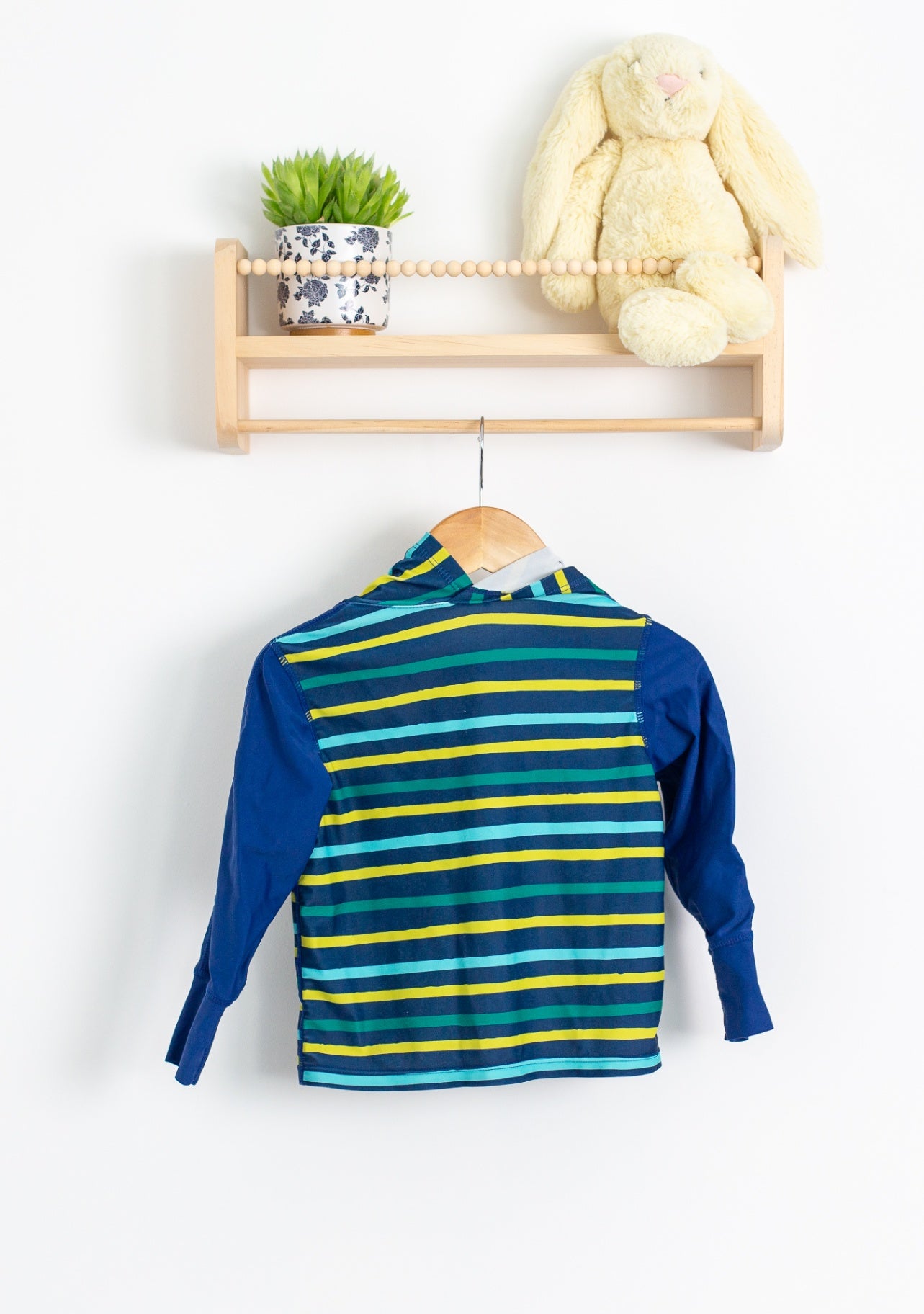 Level Six 3 Blue, Yellow, Green Long Sleeve Rashguard