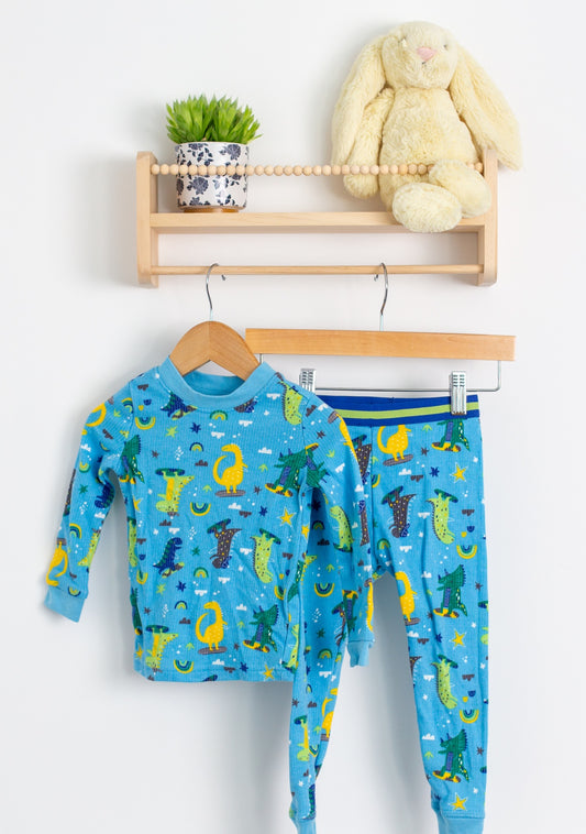 Little Watsons 3 Blue Dinosaur Thermal Set