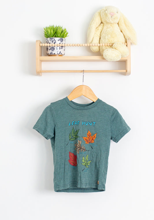 TenTree 3 Greenish-Blue Leaf Hunt Tshirt