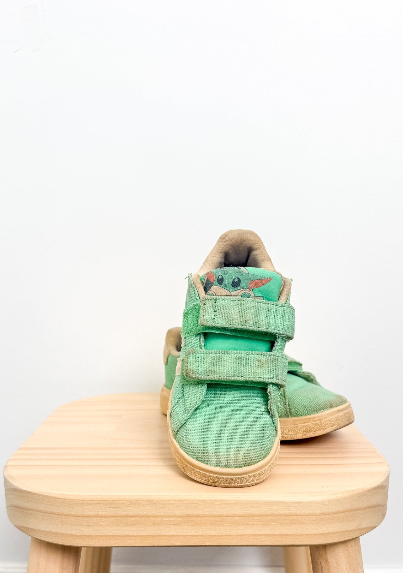 Addidas 8C Green Grand Court x Disney Grogu Shoes Kids