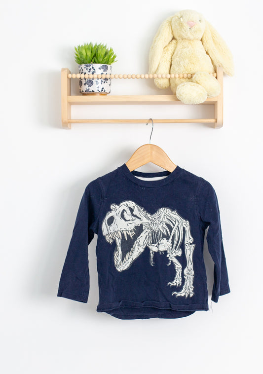 GAP 3 Navy blue Dinosaur Shirt
