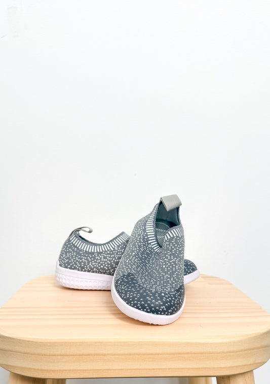 Minimoc 8 Gray Slip On Shoes Brand New