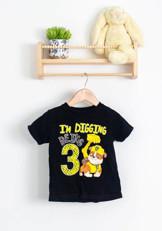 Paw Patrol 3 Black TShirt