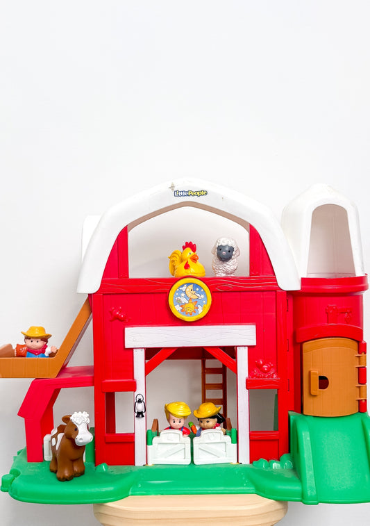 Fisher Price Little People Fun Sounds Farm Play Set with Figurines