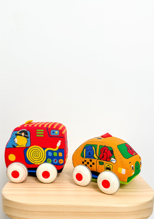 Melissa and Doug Pull Back Construction Vehicles Soft Cars
