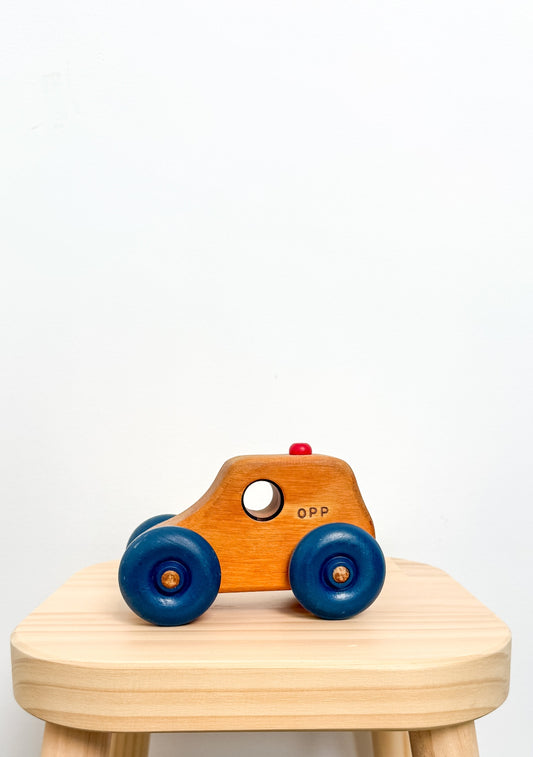 Vintage OPP Natural Wood Car