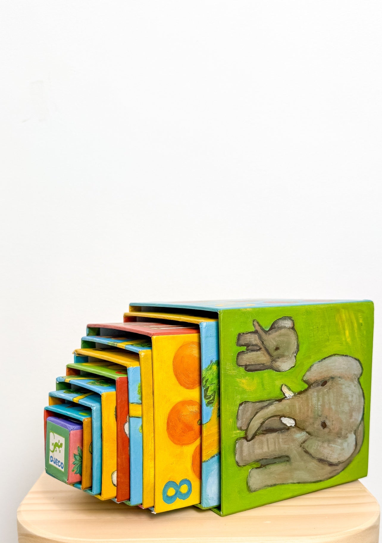 Djeco My Friends Staking Animal Boxes (Complete)
