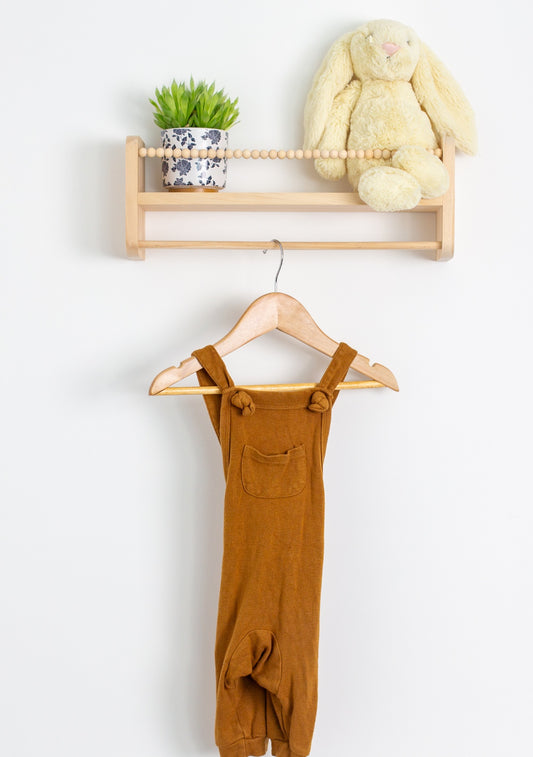 Kyte Baby 6-12M Bamboo Jersey Overall in Nutmeg
