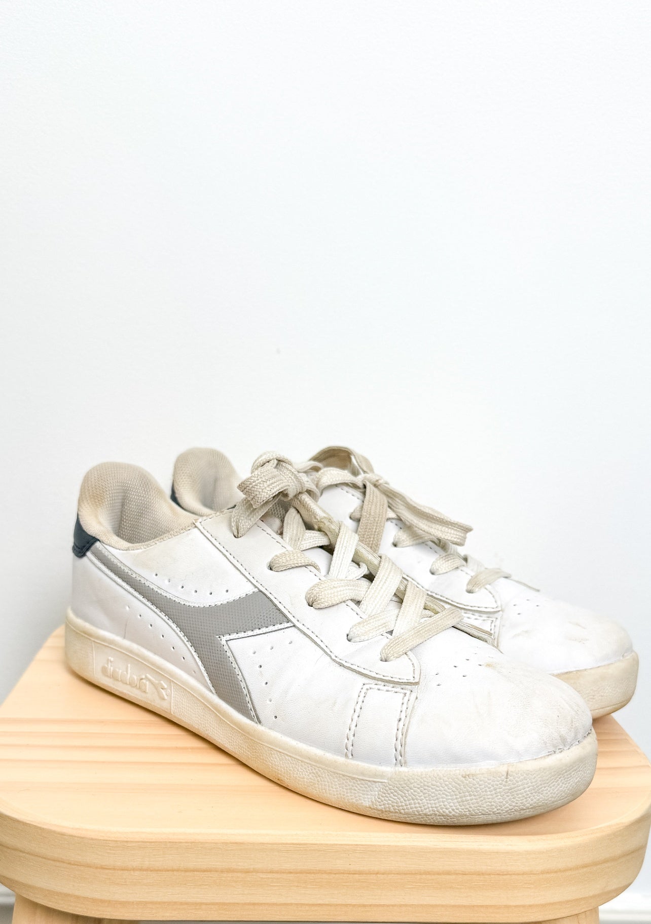 Diadora 3 White Kids Sneakers