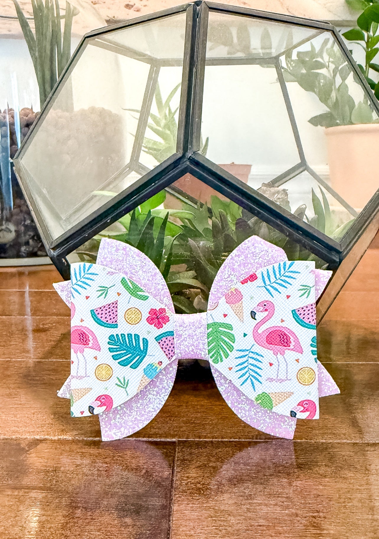 ElleBelle's Bowtique Flamingo Bow