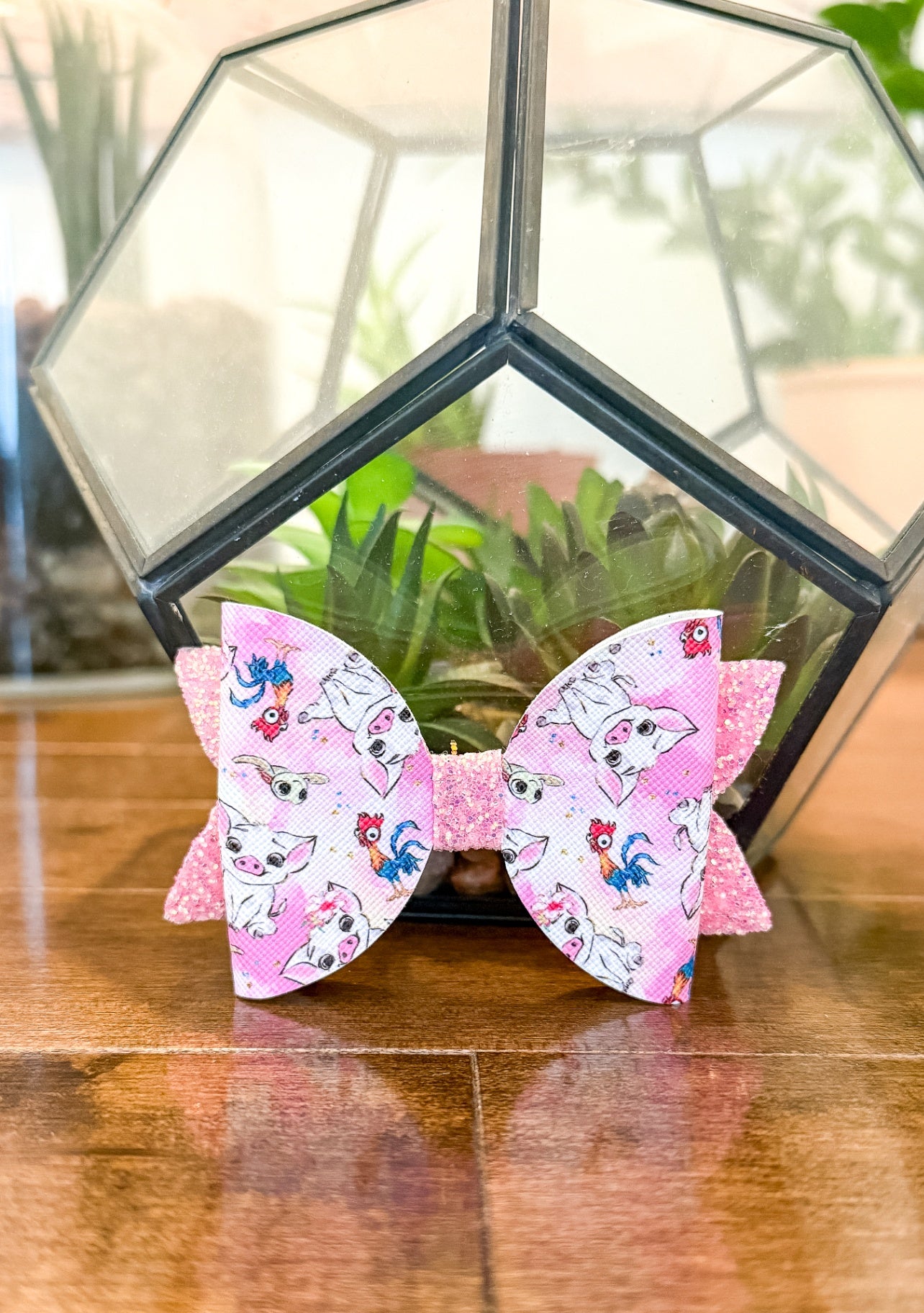 ElleBelle's Bowtique Pink Moana Inspired Bow