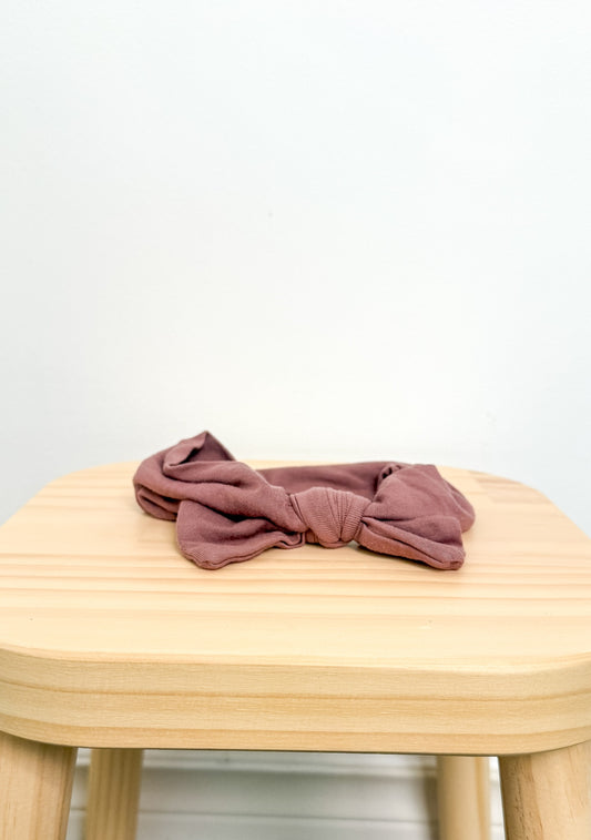Small Shop Mauve Knotted Head Band
