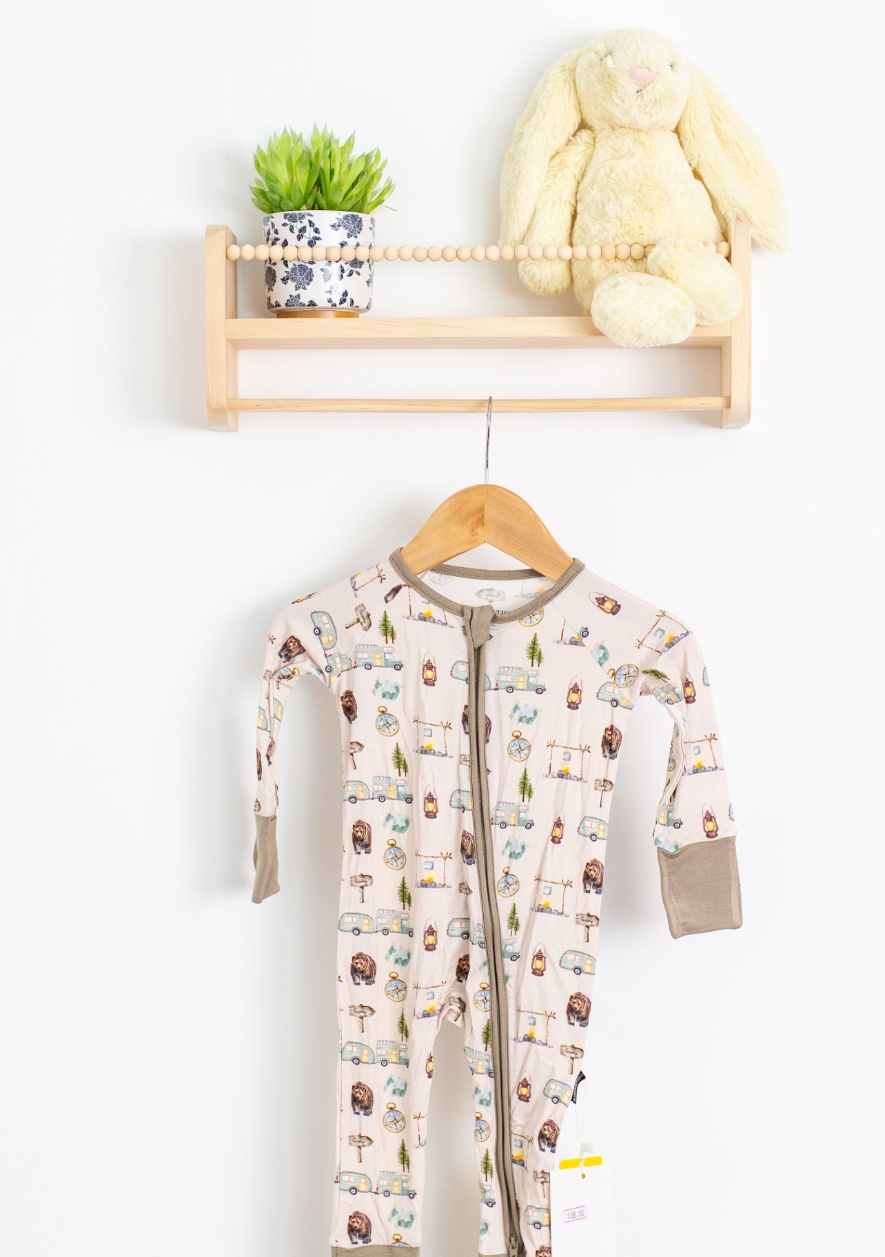 Blues Boutique 3-6M Camper Onesie