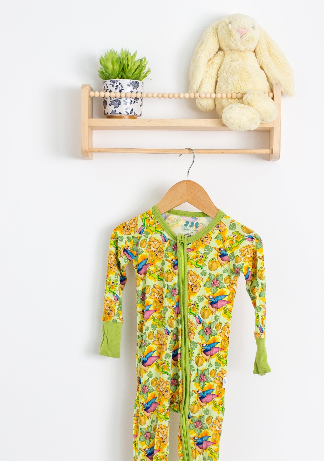 Duck Duck Goose 6-12M Land Before Time Zip Romper