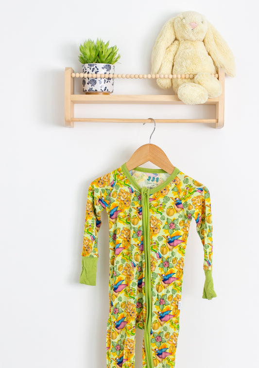 Duck Duck Goose 6-12M Land Before Time Zip Romper