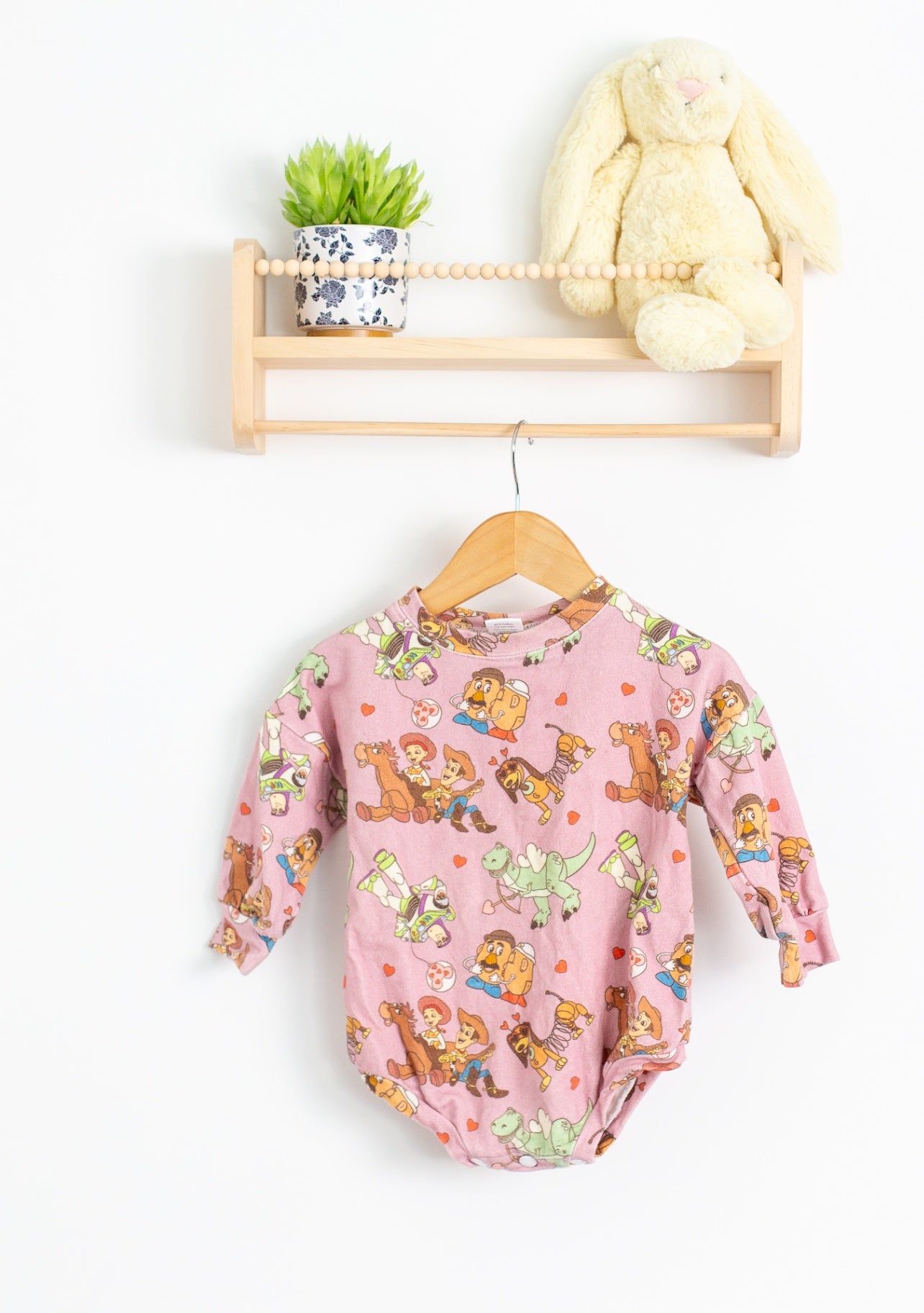 Dear Aspen 12-18M Pink Toy Story Valentines Bubble Romper